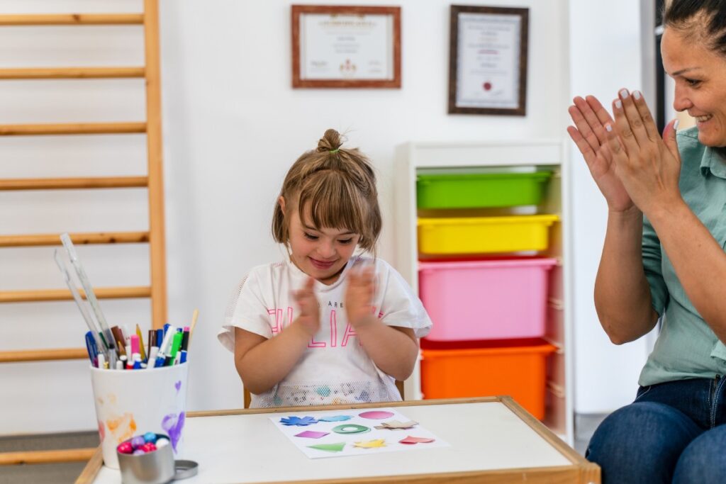 A child doing learning disability testing in Naperville